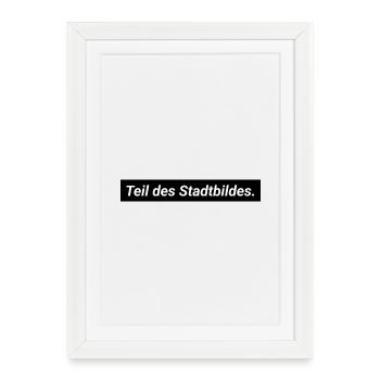 I'm part of the cityscape - Framed poster (27 × 37 cm) - white - Front