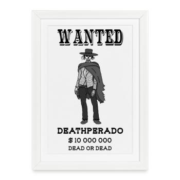 Cowboy from Hell - Framed poster (27 × 37 cm) - white - Front