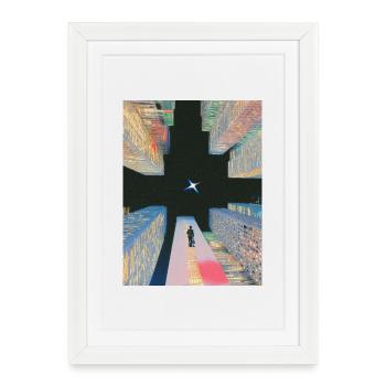 Universe Design - Framed poster (27 × 37 cm) - white - Front