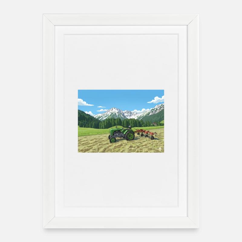 15er Steyr - Affiche encadrée (27 × 37 cm) - blanc