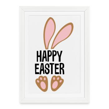 Easter - Framed poster (27 × 37 cm) - white - Front