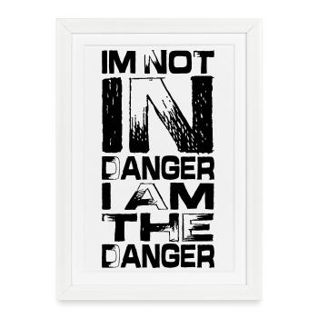 Minimalist Horizon - Framed poster (27 × 37 cm) - white - Front