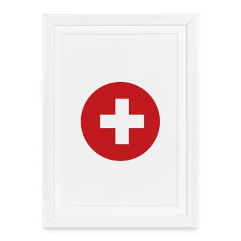 Pharmacy Health Emergency Doctor Practice - Framed poster (27 × 37 cm) - white - Front