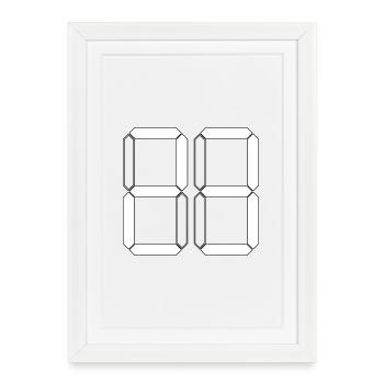 NUMBER 23 Twenty-Three Basket Gift Digital - Framed poster (27 × 37 cm) - white - Front