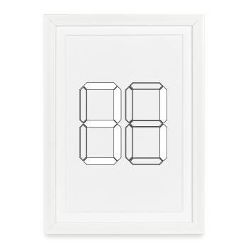 NUMBER 31 Thirty-One Gift Digital - Framed poster (27 × 37 cm) - white - Front