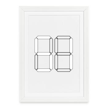 NUMÉRO 51 Cinquante-et-Un Cadeaux Numériques - Affiche encadrée (27 × 37 cm) - blanc - Devant