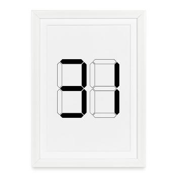 NUMBER 31 Thirty-One Gift Digital - Framed poster (27 × 37 cm) - white - Front