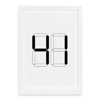 NUMÉRO 41 Quarante-et-Un Cadeaux Numériques - Affiche encadrée (27 × 37 cm) - blanc - Devant