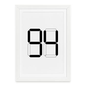 NUMBER 94 Ninety-Four Gift Digital - Framed poster (27 × 37 cm) - white - Front