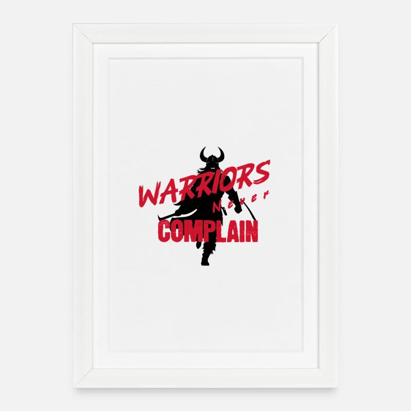 Aucune plainte - Affiche encadrée (27 × 37 cm) - blanc