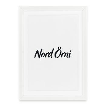 Örni du Nord - Affiche encadrée (27 × 37 cm) - blanc - Devant