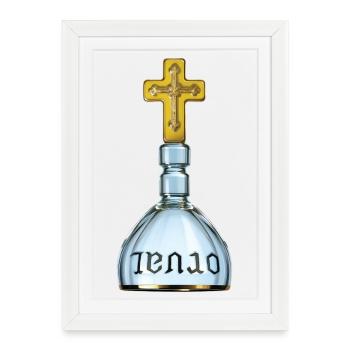 LIVER ATTACK - Bellegique - Framed poster (27 × 37 cm) - white - Front