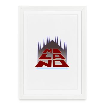 Logo Milano by Cean 2025 - Framed poster (27 × 37 cm) - white - Front