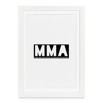 MMA - Framed poster (27 × 37 cm) - white - Front