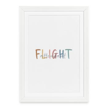 Cadeau pour l’hôtesse de l’air - Cadeau pour l’hôtesse de l’air - Affiche encadrée (27 × 37 cm) - blanc - Devant