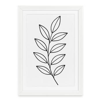 Branche de la Ligne Botanique - Affiche encadrée (27 × 37 cm) - blanc - Devant