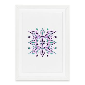 Vêtements et cabas design, style chic et unique. - Affiche encadrée (27 × 37 cm) - blanc - Devant