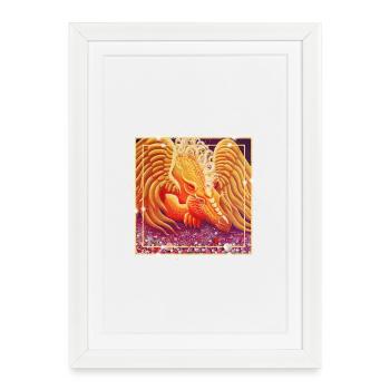Dragon Faronda Abundance - Sonja Ariel von Staden - Framed poster (27 × 37 cm) - white - Front