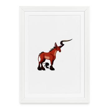 Cornembras - Affiche encadrée (27 × 37 cm) - blanc - Devant