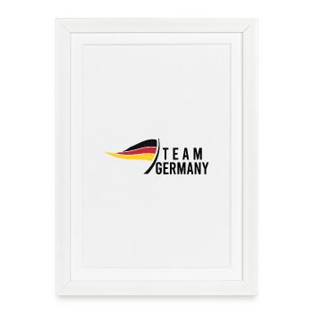 Équipe Allemagne - Affiche encadrée (27 × 37 cm) - blanc - Devant