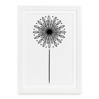 Pissenlit Pissenlit - Affiche encadrée (27 × 37 cm) - blanc - Devant