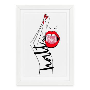 La ferme - Affiche encadrée (27 × 37 cm) - blanc - Devant