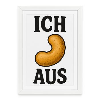 I flip out - Framed poster (27 × 37 cm) - white - Front