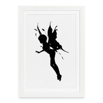 Petite Fée - Affiche encadrée (27 × 37 cm) - blanc - Devant