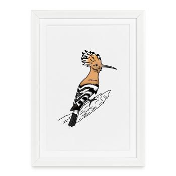 Comme l’oiseau - Affiche encadrée (27 × 37 cm) - blanc - Devant