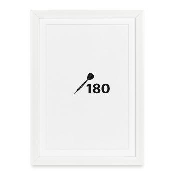 180 darts - Framed poster (27 × 37 cm) - white - Front