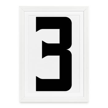 3 - Framed poster (27 × 37 cm) - white - Front