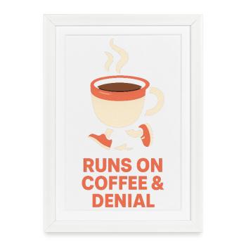 Coffee Runner: Coffee & Refusal - Framed poster (27 × 37 cm) - white - Front