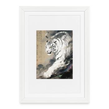 The Steel Wind: Baihu – Cutting Breath - Framed poster (27 × 37 cm) - white - Front