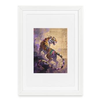 The Wake of Fire: Zouwu – Velocity - Framed poster (27 × 37 cm) - white - Front