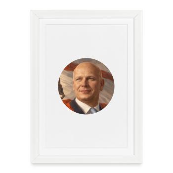 Révolution Wegner - Affiche encadrée (27 × 37 cm) - blanc - Devant