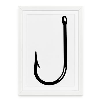 Couper - Affiche encadrée (27 × 37 cm) - blanc - Devant