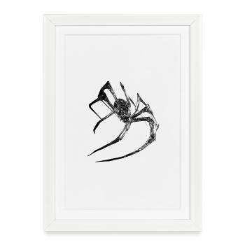 Nuit du Verre d’Araignée de Cristal - Affiche encadrée (27 × 37 cm) - blanc - Devant