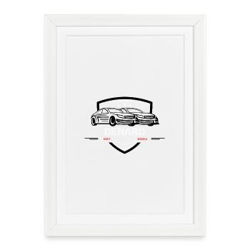 DENARO Performance Emblem 2024 - Framed poster (27 × 37 cm) - white - Front