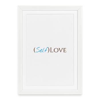 (Self)love - Framed poster (27 × 37 cm) - white - Front