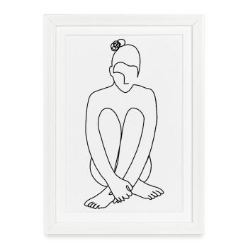 Inside - Framed poster (27 × 37 cm) - white - Front