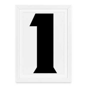 1 - Framed poster (27 × 37 cm) - white - Front