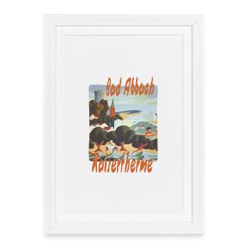 Kaisertherme - Gerahmtes Poster (27 × 37 cm) - Weiß - Vorne