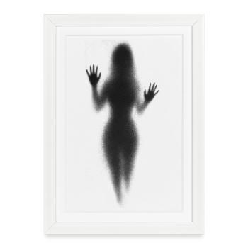 Mystery Girl - Framed poster (27 × 37 cm) - white - Front