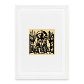 Big Brother - Framed poster (27 × 37 cm) - white - Front