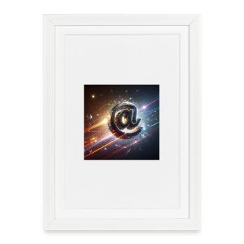 Symbol 3 - Framed poster (27 × 37 cm) - white - Front