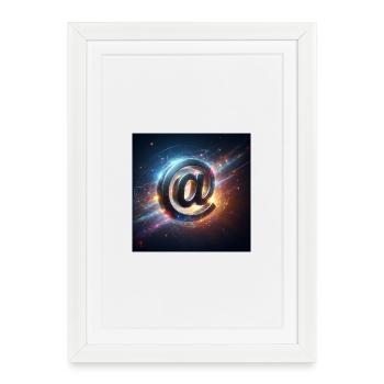 Symbol 4 - Framed poster (27 × 37 cm) - white - Front
