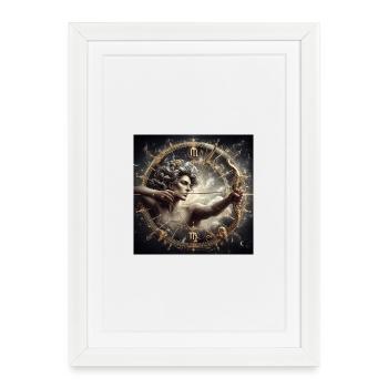 SAGITTARIUS \ Zodiac Signs - Framed poster (27 × 37 cm) - white - Front