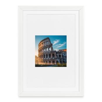 Colisée - Affiche encadrée (27 × 37 cm) - blanc - Devant