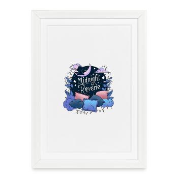 Midnight Reverie - Affiche encadrée (27 × 37 cm) - blanc - Devant