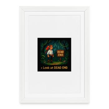 Look at Dead End - Framed poster (27 × 37 cm) - white - Front